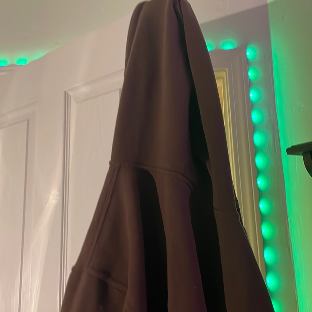 Zine Brown Zip Up Hoodie